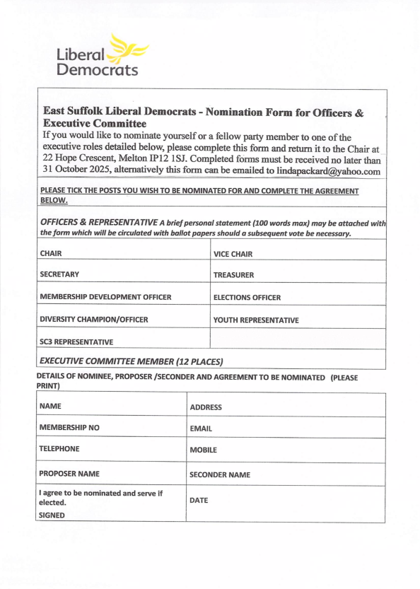Nomination Form