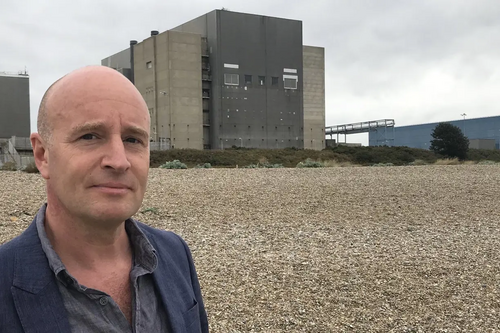 Andrew T at Sizewell beach