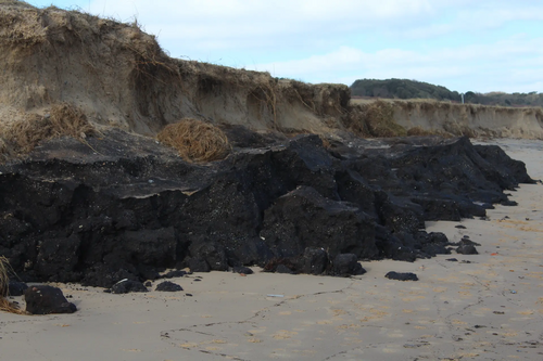 Oil Spillage North Lowestoft Gunton Beach