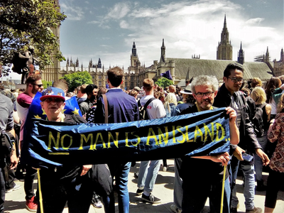 Image courtesy of Caroline Page, Woodbridge, Suffolk March for Europe, 2/7/2016