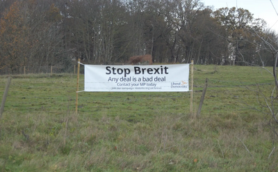 Image courtesy of East Suffolk Lib Dems Brexit banners